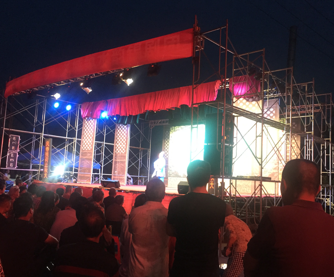 夏天戲曲舞臺桁架及雷亞音響架